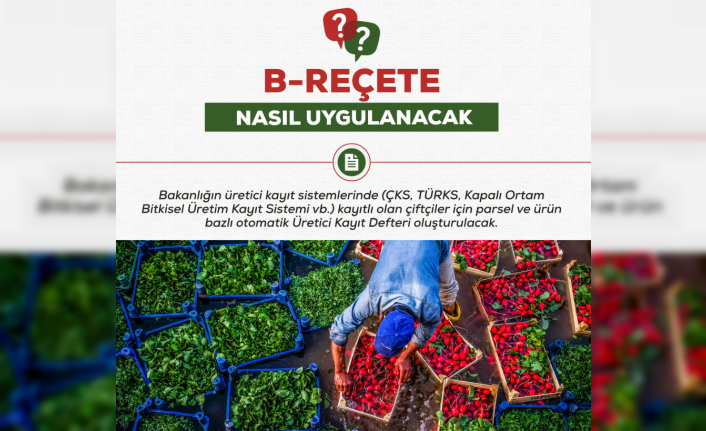 B-Reçete Sistemi Devrimi Başladı: Tarım İlaçları Kullanımına Sıkı Takip!