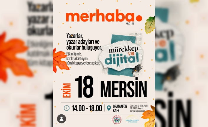 Mersin’de Dev Edebiyat Buluşması: Mürekkep ve Dijital Yazarları Okurlarla Buluşturuyor!